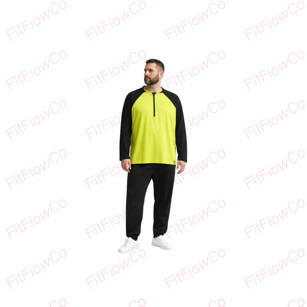 Lauren Ralph Lauren Neon Yellow Quarter-Zip Pullover – Men’s 3XL – EUC